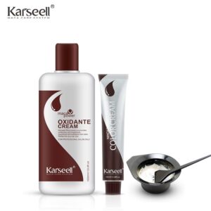 karseell low ammonia Henna dye permanent hair color cream